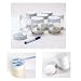 Lagrange 430101 7 pots pour yaourti�res Couvercles avec zone de marquage