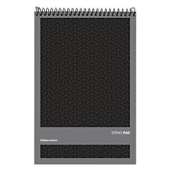 Office Depot Professional Steno Book, 6in. x 9in., Gregg Ruled, 200 Pages (100 Sheets), Canary, 99525