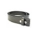 Mens/womens Black Leather Belt For Buckles 30" To 48"