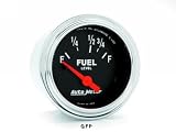 Auto Meter | 2515 2 1/16 Traditional Chrome - Fuel Level Gauge - Electric - 73 Ohm Empty / 8-12 Ohm Full
