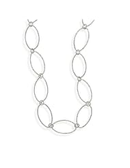 36" Hammered Link Necklace