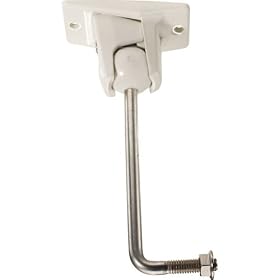Click here to buy Omnimount 20.0 Stainless Steel Speaker Mount (White) by OmniMount.