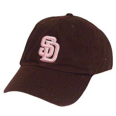MLB SAN DIEGO PADRES CALIFORNIA BROWN PINK HAT CAP