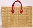 Moroccan Straw Summer Beach / Shopper / Tote Bag