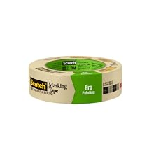 3M 2065 Scotch Masking Tape for Pro-Painting, 1.5-Inch x 60-Yard, 1-Pack