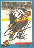 Jamie Baker, Ottawa Senators, 1992 Upper Deck Autographed Card