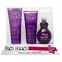 Foxy Flirt by Tigi Bed Head Hair Care Foxy Curls Frizz-Fighting Sulfate-Free Shampoo, Frizz-Fighting Moisturelicious Conditioner 200ml, & Contour Cream 200ml