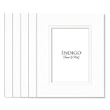 SET of 10 - GREATPACK 11x14 White Double Mats - fit 8x10 Photo Art