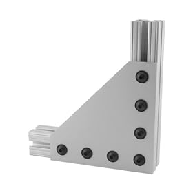 80/20 15 Series 4352 7-HOLE 90 DEGREE JOINING PLATE