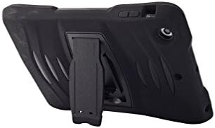 MGM Hybrid Heavy Duty Hard Plastic/soft Silicone Case with Stand for Apple Ipad Mini 2, 3 Plus Bonus Stylus Pen and Screen Protector -Light(black)