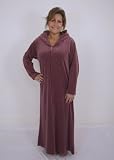 ROSE PINK VELOUR KAFTAN (MEDIUM UK 12-14)