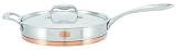 BEKA White Heat Collection Range 1003 Stainless-Steel 3-Quart High Sauté Pan with Lid