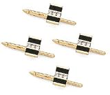 14K Gold, Onyx and Diamond Tuxedo Shirt Stud Set