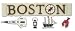 Boutique Title Wave Sticker: Boston, Massachusetts