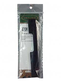 Weaver Hunting 1-piece Top Mount Bases Matte Finish 420m 420m