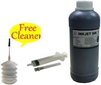 16oz Nano premium HP ink refill kit 21 27 56 60 61 74 92 94 96 901 + Free 2oz printhead cleaner + 1 syringe