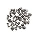 Antique Silver Beads, 48pc Pkg (Pack of 1)