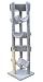 Alleyway Cat Gym - 86 inches : Optional Sisal 2 FEET OF SISAL : Parts & Base Color BURGUNDY : Poles Color BARE WOOD