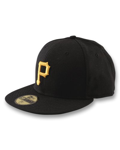 New Era Pittsburgh Pirates Mlb Fitted Cap Black 7 3/8