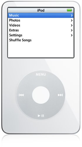 Apple iPod 30GB Video/White (5th Generation)