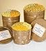 Gold Swirls Popcorn Tins