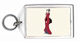 Japanese Woman Keychain