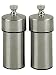 4 - 10cm Futura - Brushed Stainless Pepper Mill/Salt Mill Set
