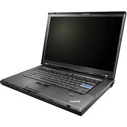 Lenovo ThinkPad T500 2055 – Core 2 Duo T9400 / 2.53 GHz – Centrino 2 with vPro – RAM 2 GB – HDD 160 GB – DVD?RW (?R DL) / DVD-RAM – Mobility Radeon HD 3650 / GMA 4500MHD – cellular wireless ready – Gigabit Ethernet – WLAN : 802.11 a/b/g/n (draft), Bluetooth 2.0 – TPM – fingerprint reader – Vista Business / XP Pro downgrade – pre-installed: Windows XP – 15.4″ Widescreen TFT 1680 x 1050 ( WSXGA+ ) – Microsoft Office Ready