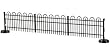 HO Hairpin Fence, 35"