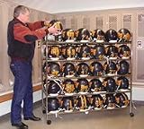 FOOTBALL HELMET RACK AND ACCESSORIES