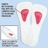 Silicone 3/4 Metatarsal Insoles, Pair