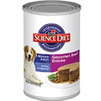 Science Diet Canned Dog Food Senior Beef 13oz Case(12)
