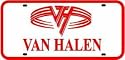 VAN HALEN LICENSE PLATE sign * music rock