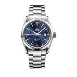 Omega Seamaster Aqua Terra Mens Small Blue Dial Stainless Steel Automatic Watch 2504.80 by Omega