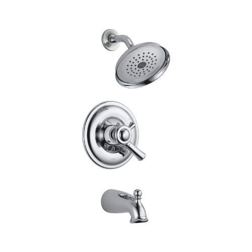 DELTA/PEERLESS FAUCET CO. 174902 LEWISTON SERIES TUB AND SHOWER FAUCET - CHROME FINISH