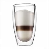 Bodum 4560-10US Pavina Double Wall Thermo Tall Drink Glass Set of 2