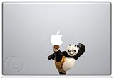 Kung fu Panda Kick Macbook Decal Mac Apple skin sticker