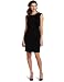Calvin Klein Women's Lux Cap Sleeve Dress, Black, 4
