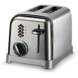 Cuisinart CPT-160BCH Metal Classic 2-Slice Toaster, Black Chrome