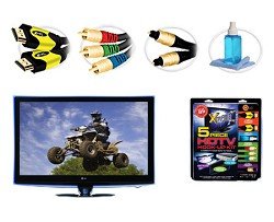 LG 55LH90 HDTV + High-performance HDTV Hook-up & Maintenance Kit