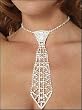 Rhinestone Gangster Tie