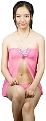 JBYYSM Women'S Lingerie Sleeping Wear Dress Free Size Color Pink