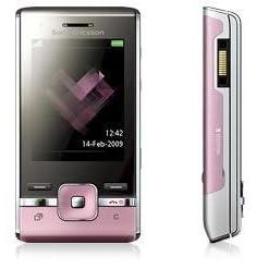 Unlocked Sony Ericsson T715 Slider 3G Phone in Rouge Pink - International version
