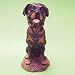 ROTTWEILER DOGS LG BOBBLE HEAD KNOCKER FIGURINE New!