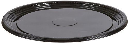 CaterLine Casuals A516PBL PET Thermoformed Platter Round Tray, 16