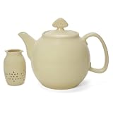 Chantal 1-1 2-Quart Teapot With Infuser, Light Vanilla by Chantal