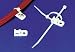 Hellermann Mount, Cable Tie Anchor, #10, .4 X .8 X .2
