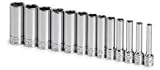 31HCZHS8B3L. SL160  SK 1312 13 Piece 1/4 Inch Drive 6 Point Deep Metric Socket Set