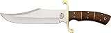 Colt Bowie Fixed Blade Knife, 8in, Bowie, Brown Wood Handle SO-CT410
