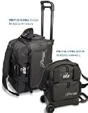 BSI Black 2 Ball Roller Bowling Bag Black silver by BSI